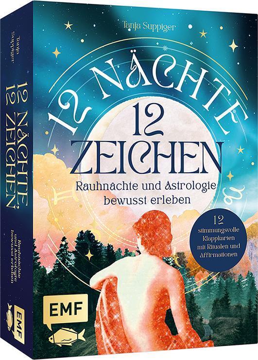 Kartenset: 12 Nächte 12 Zeichen | Rauhnächte und Astrologie bewusst erleben - mit Ritualen Affirmationen und Videomeditationen