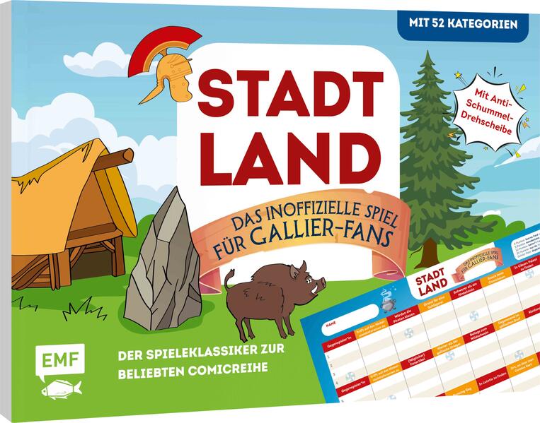 Stadt Land das inoffizielle Spiel für Gallier-Fans - Der Spieleklassiker zur beliebten Comicreihe