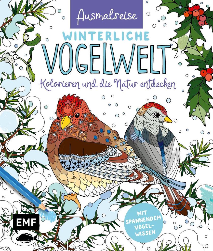 Edition Michael Fischer Ausmalreise Winterliche Vogelwelt - Bild 5