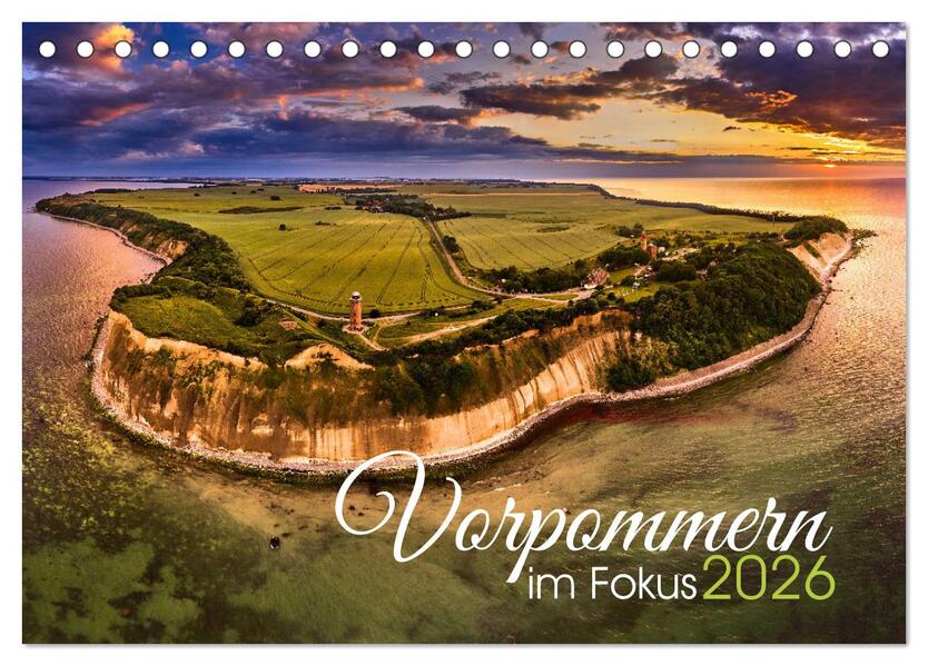 Vorpommern im Fokus (Tischkalender 2026 DIN A5 quer) CALVENDO Monatskalender