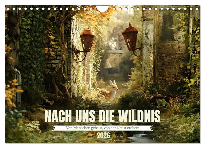 Nach uns die Wildnis (Wandkalender 2026 DIN A4 quer) CALVENDO Monatskalender
