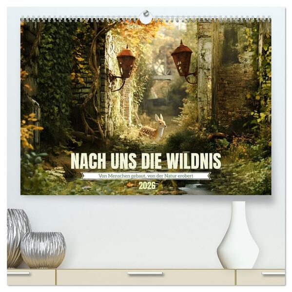Nach uns die Wildnis (hochwertiger Premium Wandkalender 2026 DIN A2 quer) Kunstdruck in Hochglanz