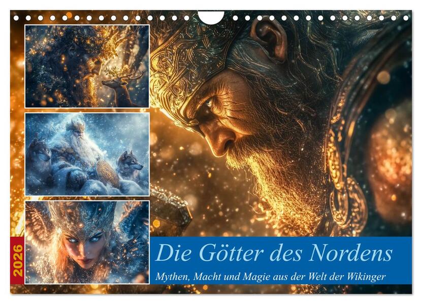 Die Götter des Nordens (Wandkalender 2026 DIN A4 quer) CALVENDO Monatskalender