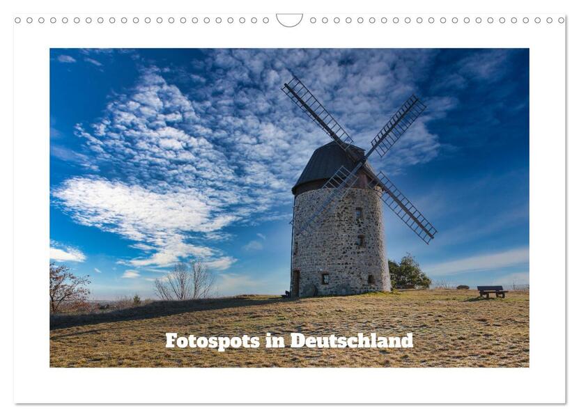Fotospots in Deutschland (Wandkalender 2026 DIN A3 quer) CALVENDO Monatskalender