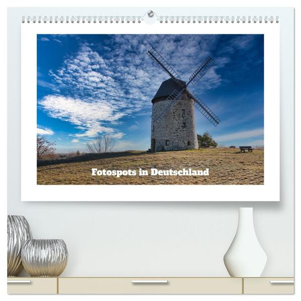 Fotospots in Deutschland (hochwertiger Premium Wandkalender 2026 DIN A2 quer) Kunstdruck in Hochglanz