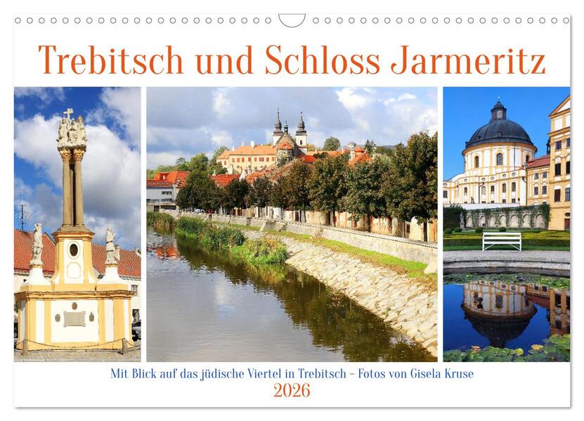 Trebitsch und Schloss Jarmeritz (Wandkalender 2026 DIN A3 quer) CALVENDO Monatskalender