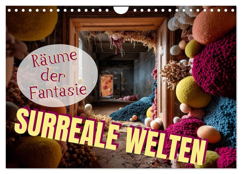 Surreale Welten. Räume der Fantasie (Wandkalender 2026 DIN A4 quer) CALVENDO Monatskalender