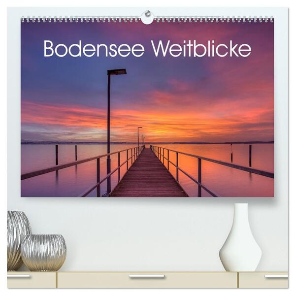 Bodensee Weitblicke (hochwertiger Premium Wandkalender 2026 DIN A2 quer) Kunstdruck in Hochglanz