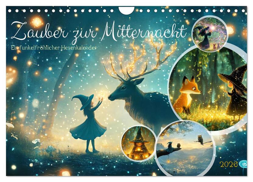 Zauber zur Mitternacht (Wandkalender 2026 DIN A4 quer) CALVENDO Monatskalender