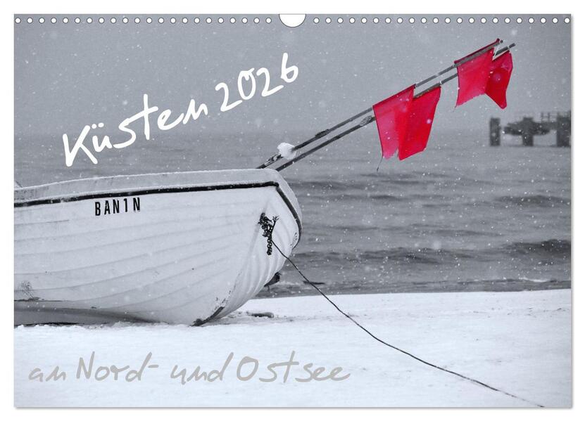 Küsten an Nord- und Ostsee (Wandkalender 2026 DIN A3 quer) CALVENDO Monatskalender