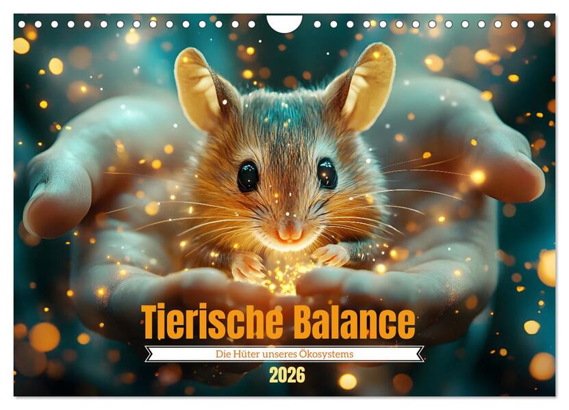 Tierische Balance (Wandkalender 2026 DIN A4 quer) CALVENDO Monatskalender