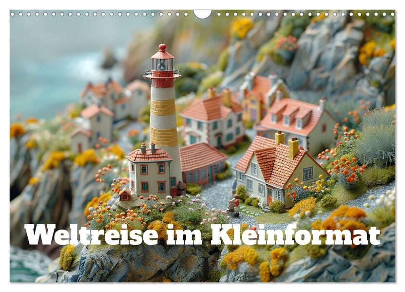 Weltreise im Kleinforma (Wandkalender 2026 DIN A3 quer) CALVENDO Monatskalender