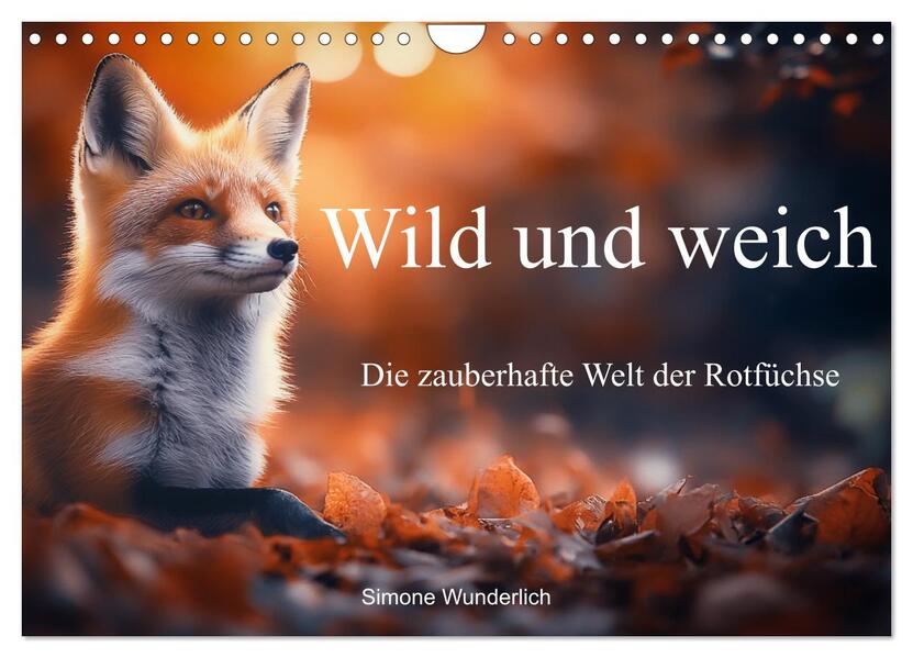 Wild und weich - Die zauberhafte Welt der Rotfüchse (Wandkalender 2026 DIN A4 quer) CALVENDO Monatskalender