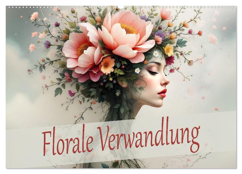 Florale Verwandlung (Wandkalender 2026 DIN A2 quer) CALVENDO Monatskalender