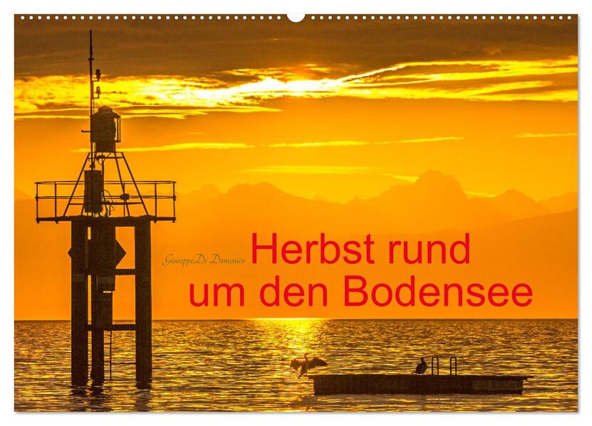 Herbst rund um den Bodensee (Wandkalender 2026 DIN A2 quer) CALVENDO Monatskalender