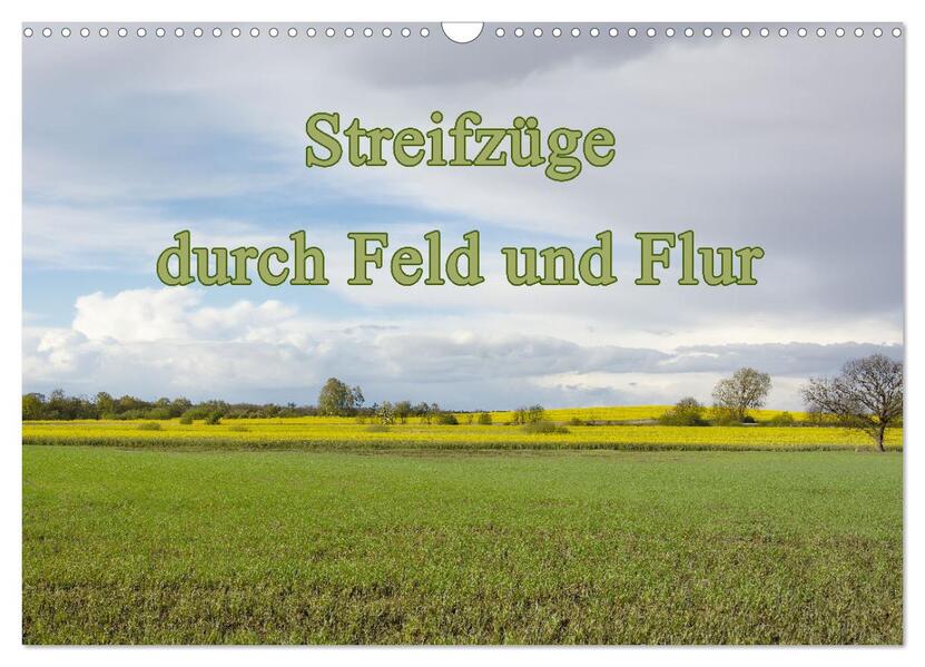 Streifzüge durch Feld und Flur (Wandkalender 2026 DIN A3 quer) CALVENDO Monatskalender