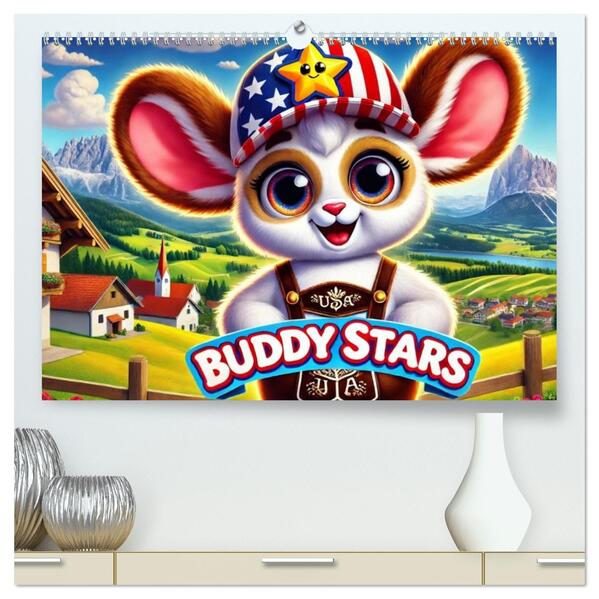 Buddy Stars - Abenteuer für Kinder (hochwertiger Premium Wandkalender 2026 DIN A2 quer) Kunstdruck in Hochglanz