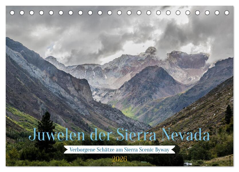 Juwelen der Sierra Nevada (Tischkalender 2026 DIN A5 quer) CALVENDO Monatskalender