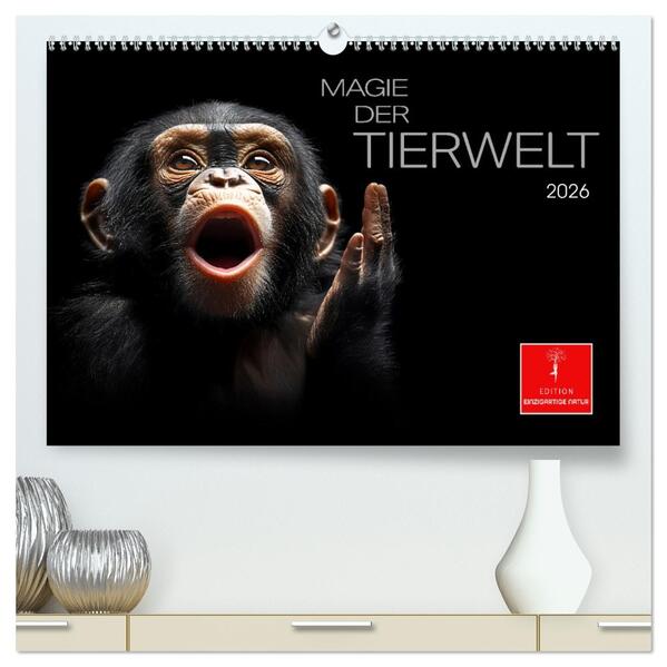 Magie der Tierwelt (hochwertiger Premium Wandkalender 2026 DIN A2 quer) Kunstdruck in Hochglanz