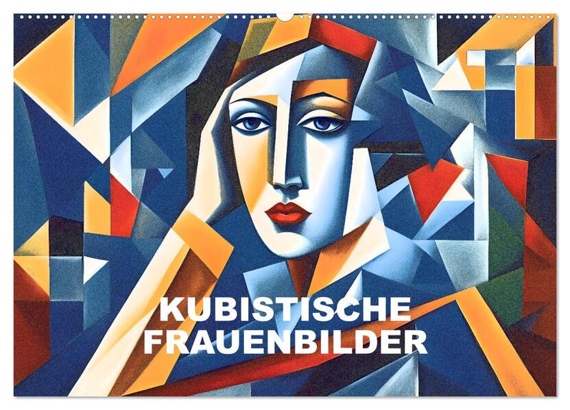 Kubistische Frauen Bilder (Wandkalender 2026 DIN A2 quer) CALVENDO Monatskalender