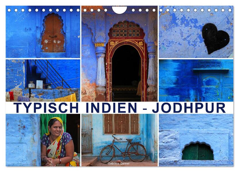Typisch Indien - Jodhpur (Wandkalender 2026 DIN A4 quer) CALVENDO Monatskalender
