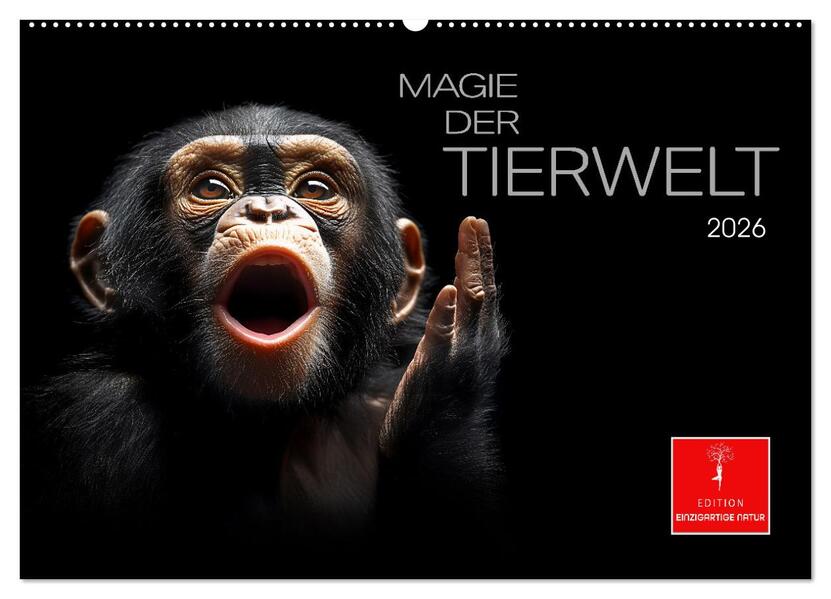 Magie der Tierwelt (Wandkalender 2026 DIN A2 quer) CALVENDO Monatskalender