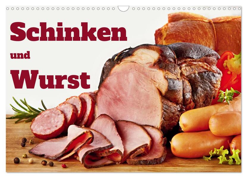 Schinken und Wurst (Wandkalender 2026 DIN A3 quer) CALVENDO Monatskalender