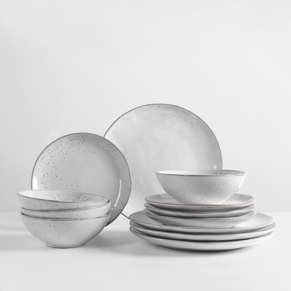 Broste copenhagen Nordic Sand Dinner Set for Four