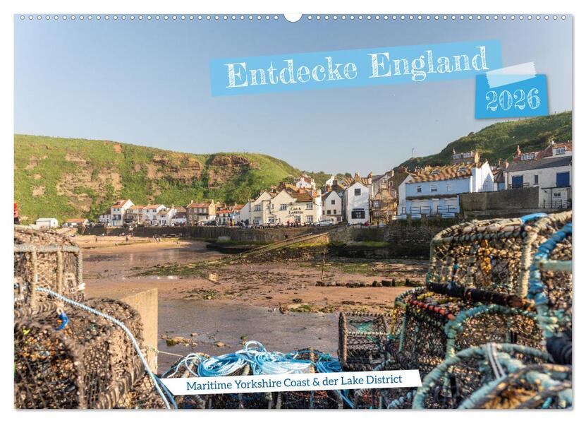 Entdecke England (Wandkalender 2026 DIN A2 quer) CALVENDO Monatskalender