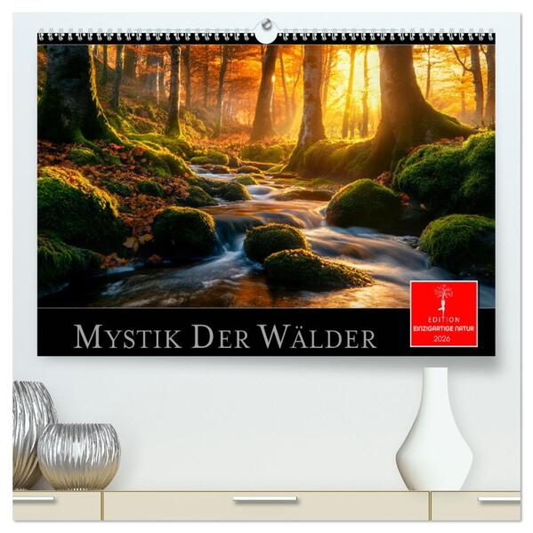 Mystik der Wälder (hochwertiger Premium Wandkalender 2026 DIN A2 quer) Kunstdruck in Hochglanz