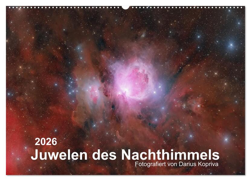Juwelen des Nachthimmels (Wandkalender 2026 DIN A2 quer) CALVENDO Monatskalender