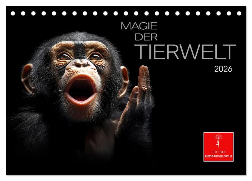 Magie der Tierwelt (Tischkalender 2026 DIN A5 quer) CALVENDO Monatskalender