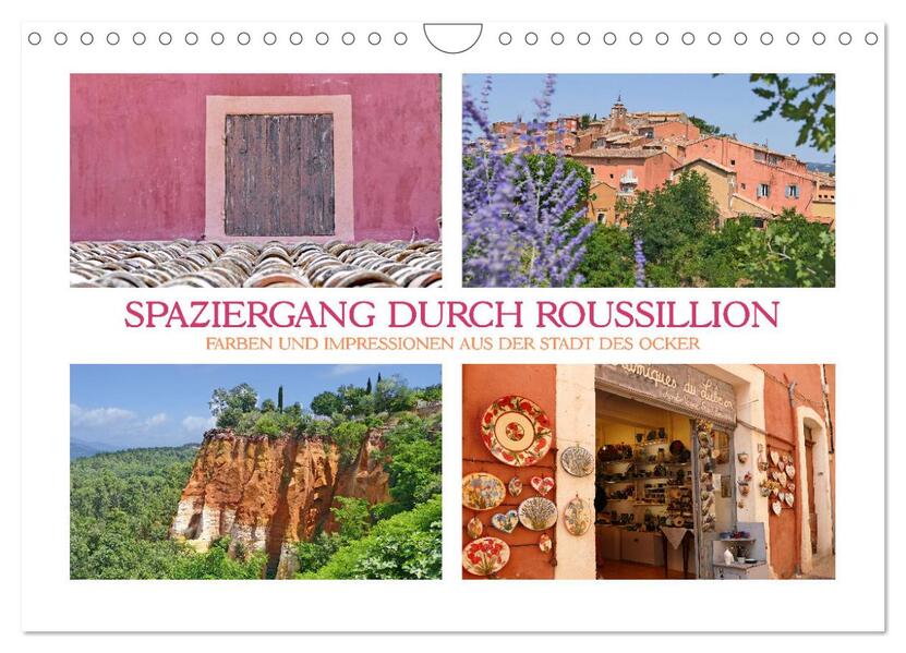 Spaziergang durch Roussillon (Wandkalender 2026 DIN A4 quer) CALVENDO Monatskalender