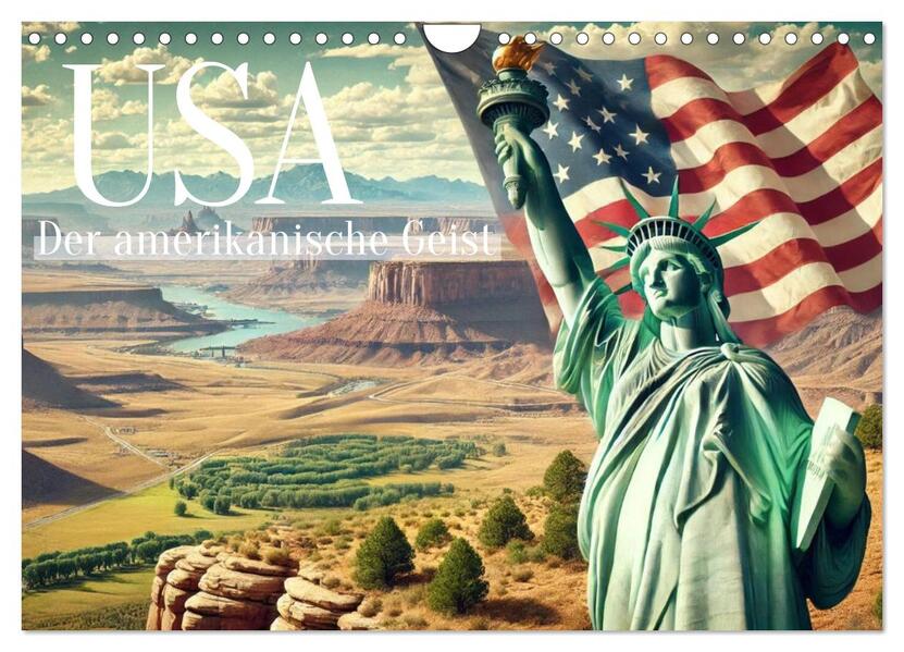 USA - Der amerikanische Geist (Wandkalender 2026 DIN A4 quer) CALVENDO Monatskalender