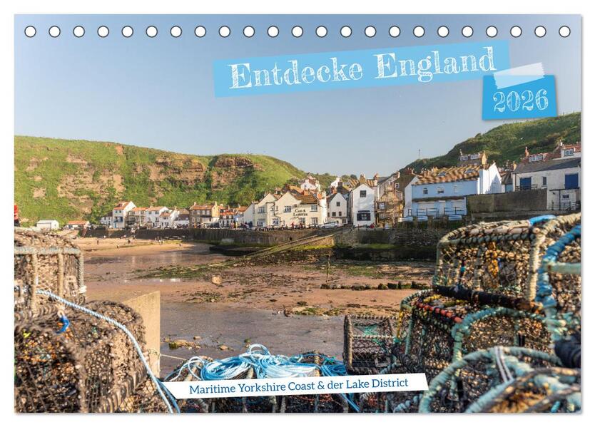 Entdecke England (Tischkalender 2026 DIN A5 quer) CALVENDO Monatskalender