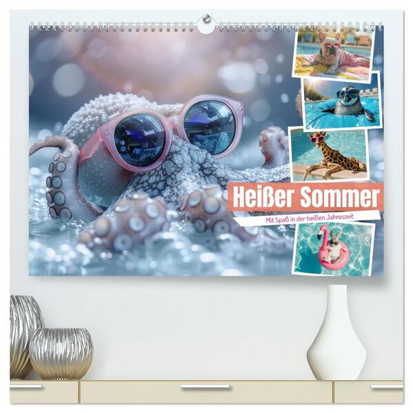Heißer Sommer (hochwertiger Premium Wandkalender 2026 DIN A2 quer) Kunstdruck in Hochglanz