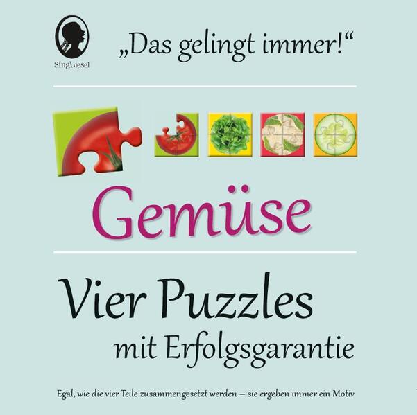 Das 'Gelingt immer'-Puzzle Gemüse. Das Puzzle-Spiel für Senioren mit Demenz