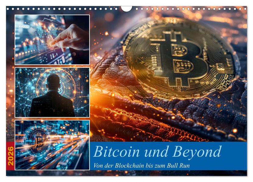 Bitcoin und Beyond (Wandkalender 2026 DIN A3 quer) CALVENDO Monatskalender