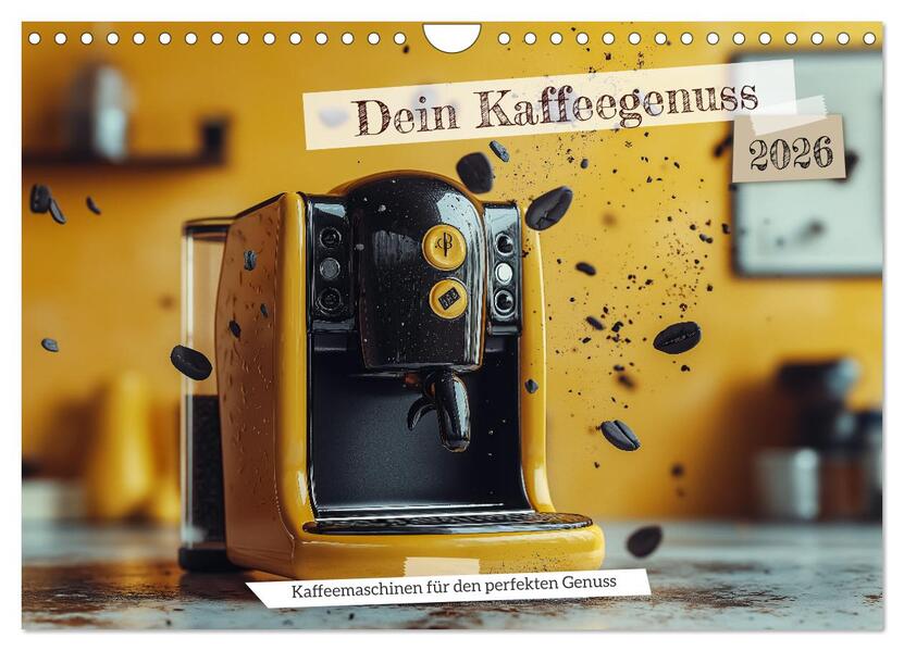 Dein Kaffeegenuss (Wandkalender 2026 DIN A4 quer) CALVENDO Monatskalender