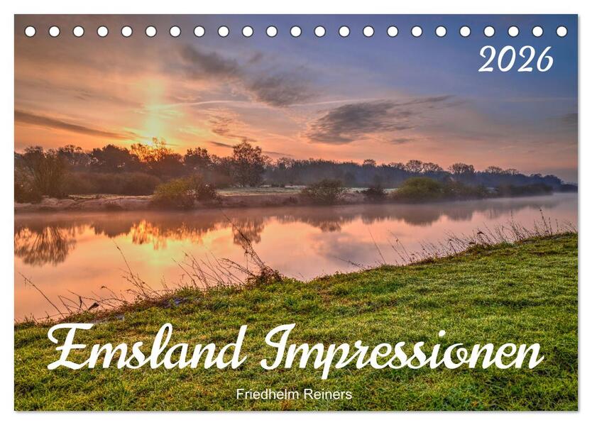Emsland Impressionen (Tischkalender 2026 DIN A5 quer) CALVENDO Monatskalender