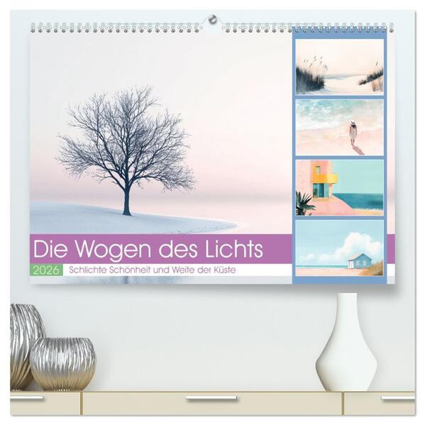 Die Wogen des Lichts (hochwertiger Premium Wandkalender 2026 DIN A2 quer) Kunstdruck in Hochglanz