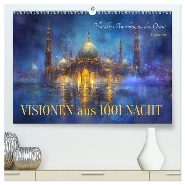 Visionen aus 1001 Nacht (hochwertiger Premium Wandkalender 2026 DIN A2 quer) Kunstdruck in Hochglanz