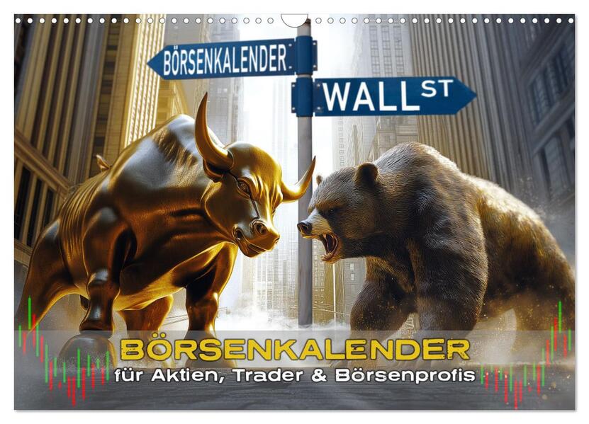 Börsenkalender - der Kalender für Aktien Trader und Börsenprofis. (Wandkalender 2026 DIN A3 quer) CALVENDO Monatskalender