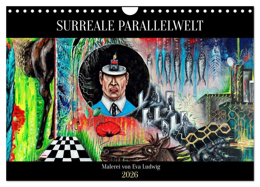 Surreale Parallelwelt (Wandkalender 2026 DIN A4 quer) CALVENDO Monatskalender
