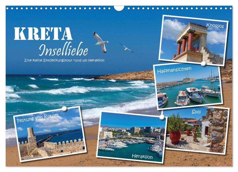 Kreta - Inselliebe (Wandkalender 2026 DIN A3 quer) CALVENDO Monatskalender