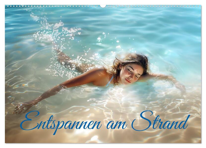 Entspannen am Strand (Wandkalender 2026 DIN A2 quer) CALVENDO Monatskalender