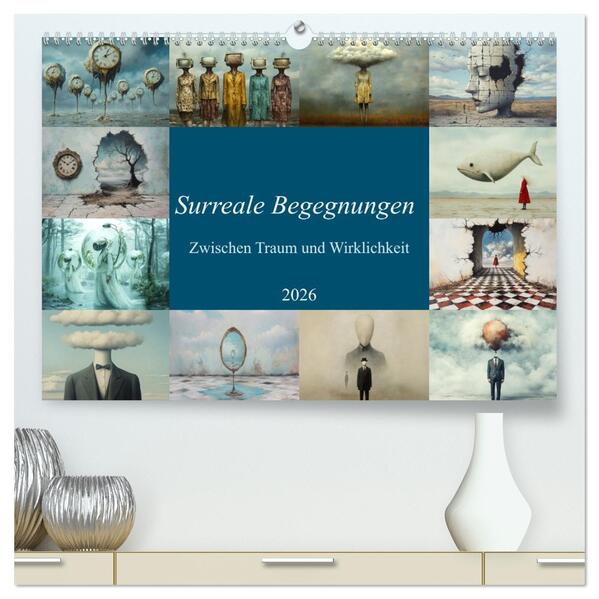 Surreale Begegnungen - Zwischen Traum und Wirklichkeit (hochwertiger Premium Wandkalender 2026 DIN A2 quer) Kunstdruck in Hochglanz
