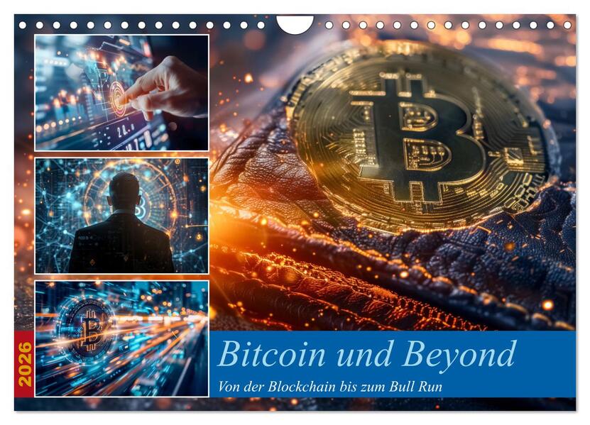 Bitcoin und Beyond (Wandkalender 2026 DIN A4 quer) CALVENDO Monatskalender