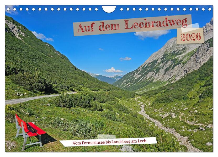 Vom Formarinsee bis Landsberg am Lech - Auf dem Lechradweg (Wandkalender 2026 DIN A4 quer) CALVENDO Monatskalender