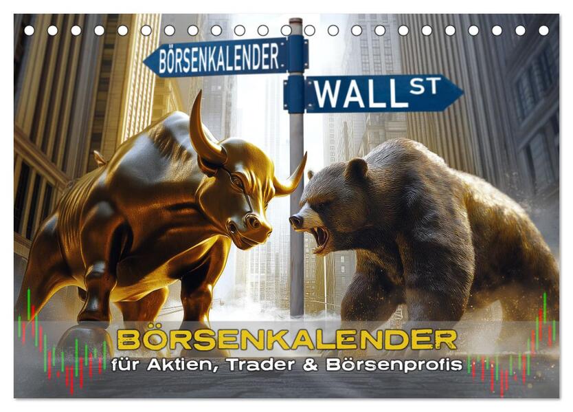 Börsenkalender - der Kalender für Aktien Trader und Börsenprofis. (Tischkalender 2026 DIN A5 quer) CALVENDO Monatskalender